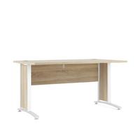 Furniture To Go Prima Desk 150 Cm In Oak With White Legs