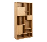 Furniture To Go Rangoon 3 Door Large Bookcase In Oak