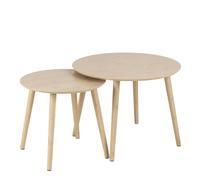 Furniture To Go Roslin Coffee Table Set in Bamboo - 1 - Bamboo - Neutral
