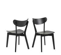 Roxby Dining Chairs in Black Set of 2, none