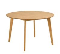 Furniture To Go Roxby Round Dining Table In Matt Oak 120X76Cm