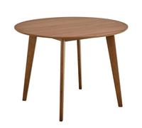 Furniture To Go Roxby Round Dining Table In Walnut 105X76Cm