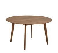 Roxby Round Dining Table in Walnut 140x76cm
