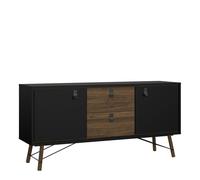 Furniture To Go Ry Sideboard 2 doors + 2 drawers Matt Black Walnut - Black - 150.3 - 1