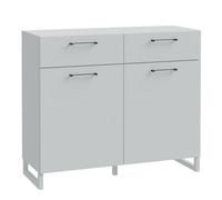 Furniture To Go Sali 2 Door 2 Drawer Chest In Light Grey