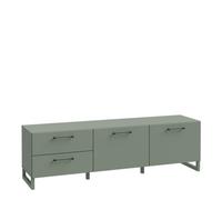 Furniture To Go Sali 2 Door 2 Drawer Tv Unit In Sage Green