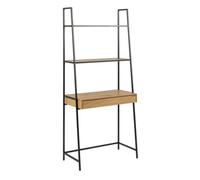 Furniture To Go Seaford Bookcase With 1 Drawer In Black And Oak