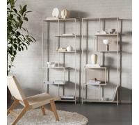 Furniture To Go Seaford Bookcase With 5 Shelves In Grey