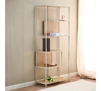 Furniture To Go Seaford Bookcase With 5 Shelves In Oak & Grey