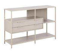 Furniture To Go Seaford Grey Storage Unit With 2 Drawers And 3 Shelves