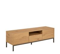 Seaford Tv Unit 2 Doors 1 Drawer in Matt Wild Oak