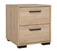Furniture To Go Sofia Nightstand 2 Drawers Jackson Hickory