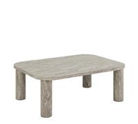 Furniture To Go Solano Rectangular Coffee Table In Grey 100 X 75 Cm