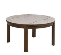 Furniture To Go Southampton Round Coffee Table In Cream Ceramic 90X45Cm