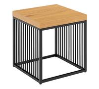 Indoor Furniture Group Furniture To Go Strington Side Table In Black And Oak, Black