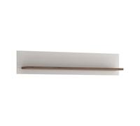 Toronto 125 cm Wall shelf In White and Oak, none