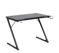 Trooper Gaming Desk in Black, none