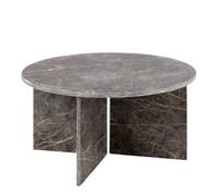 Furniture To Go Vega Round Coffee Table With Marron Marble Top 90Cm
