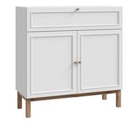 Furniture To Go Wensley 2 Door 1 Drawer Console In Light Grey And Oak