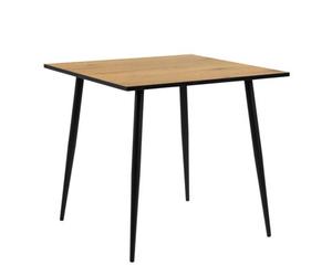Furniture To Go Wilma Small Dining Table In Oak & Black Legs