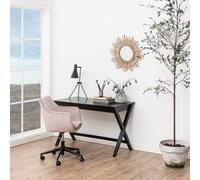 Furniture To Go Writex 1 Drawer Office Desk - Black