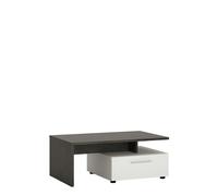 Furniture To Go Zingaro 2 Drawer Coffee Table - Grey and White - Grey - 66