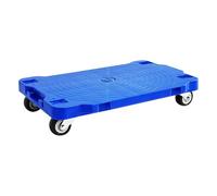 Furniture Trolley 220lb - Heavy Duty Moving, Adjustable Cart | Appliance Roller, Wheeled Transport Tool, Steel Frame Base with Swivel Casters for Home Garage