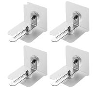 Furniture Wall Anchor 20pcs Furniture Anchors Anti-tip Furniture Straps Adjustable Anti-Fall Buckle Cabinet Anchors(L)