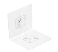 Furniture Wall Anchors for Baby Proofing, 12 Pcs No Drill Self-Adhesive Furniture Wall Straps, Child Safety and Pet Protection, Anti Tip Furniture Anchors for Bookshelf, Cabinet, Dresser (Clear）