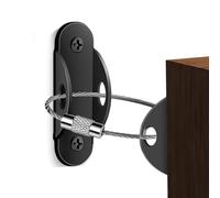 Furniture Wall Straps - Sturdy Steel Construction | Adjustable Safety Strap for Furniture | Protects Kids and Pets from Falling Furniture | Safety Solution for Home Use