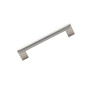 Furniture Wardrobe Handles Stainless Steel Kitchen Cabinet Handle Drawer Pulls Silver Cupboard Door Knobs with Screws Closet Handles Silver for Bedroom Furniture Hardware (Hole distance:128mm)(Size:Ho