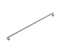 Furniture Wardrobe Handles Stainless Steel Kitchen Cabinet Handle Drawer Pulls Silver Cupboard Door Knobs with Screws Closet Handles Silver for Bedroom Furniture Hardware (Hole distance:128mm)(Size:Ho