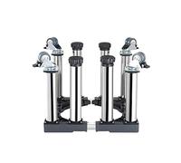 Furniture Washing Machine Dolly base Appliance Wheels Adjustable Fridge Freezer Trolley Movable Base Length/Width 16"-25" Dryer & Refrigerator stand for cookers dishwasher plant container