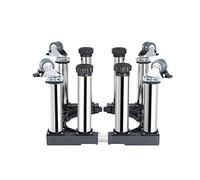 Furniture Washing Machine Dolly base Appliance Wheels Adjustable Fridge Freezer Trolley Movable Base Length/Width 16"-25" Dryer & Refrigerator stand for cookers dishwasher plant container