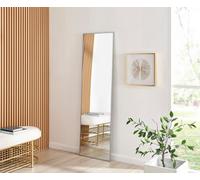 Furniturebox Emma Full Length Extra Large 170X50Cm Silver Framed Rectangular Vertical Living Room Hallway Wall Mirror
