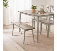 Furniturebox Uk Belle Rectangular Oak Wood And Cream Coffee Table