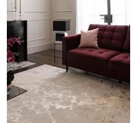Furniturebox Uk Elysia Metallic Gold Lustre Rug 120X170