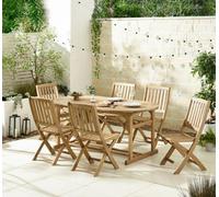 Furniturebox Uk Hamburg 6 Seat Extending Table Garden Dining Set
