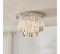 Furniturebox Uk Isabella Cut Glass Crystal Drop Ceiling Light