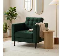 Furniturebox Uk Jenna Emerald Green Velvet Armchair