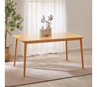 Furniturebox Uk Lynton Large Oak Effect Solid Wood Dining Table