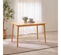 Furniturebox Uk Lynton Small Oak Effect Solid Wood Dining Table