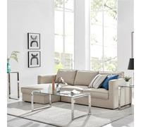 Furniturebox Uk Miami Chrome Metal And Glass Console Coffee End Side Table Set