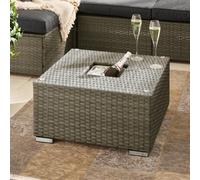 Furniturebox Uk Orlando Grey Rattan Garden Coffee Table + Ice Bucket