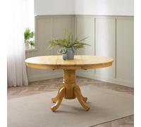 Furniturebox Uk Padstow Oak Effect 4-6 Seater Extending Dining Table
