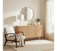FurnitureboxUK Penrose Oak Wood Sideboard in Light Brown FurnitureboxUK Light Brown