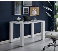 Furniturebox Uk Pivero White High Gloss Computer Pc Home Working Office Desk