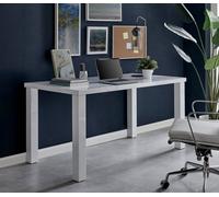 Furniturebox Uk Pivero White High Gloss Home Office Writing Desk Large