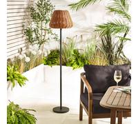 Furniturebox Uk Sundara Rattan Solar Outdoor Floor Light