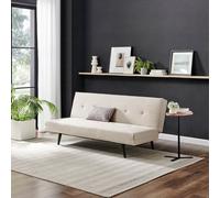 Furniturebox Uk Tomson Sofa Bed Double In Fabric Beige